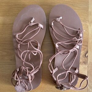 Elegant Tan Teva Women's Sandals